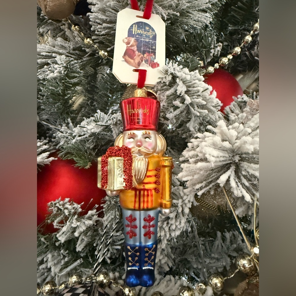 Harrods London Nutcracker Christmas Ornament